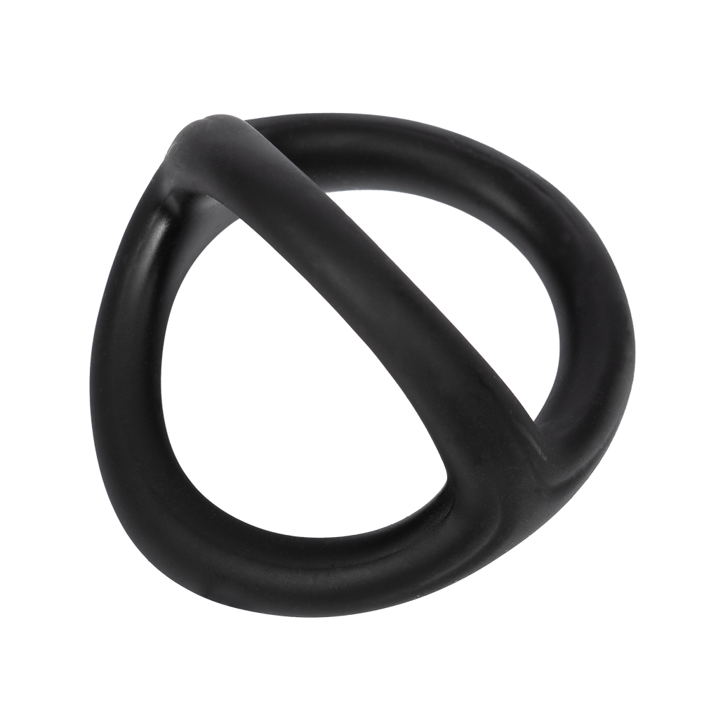 3: Rimba Bondage Play – Silikon 3-Ring – Schwarz