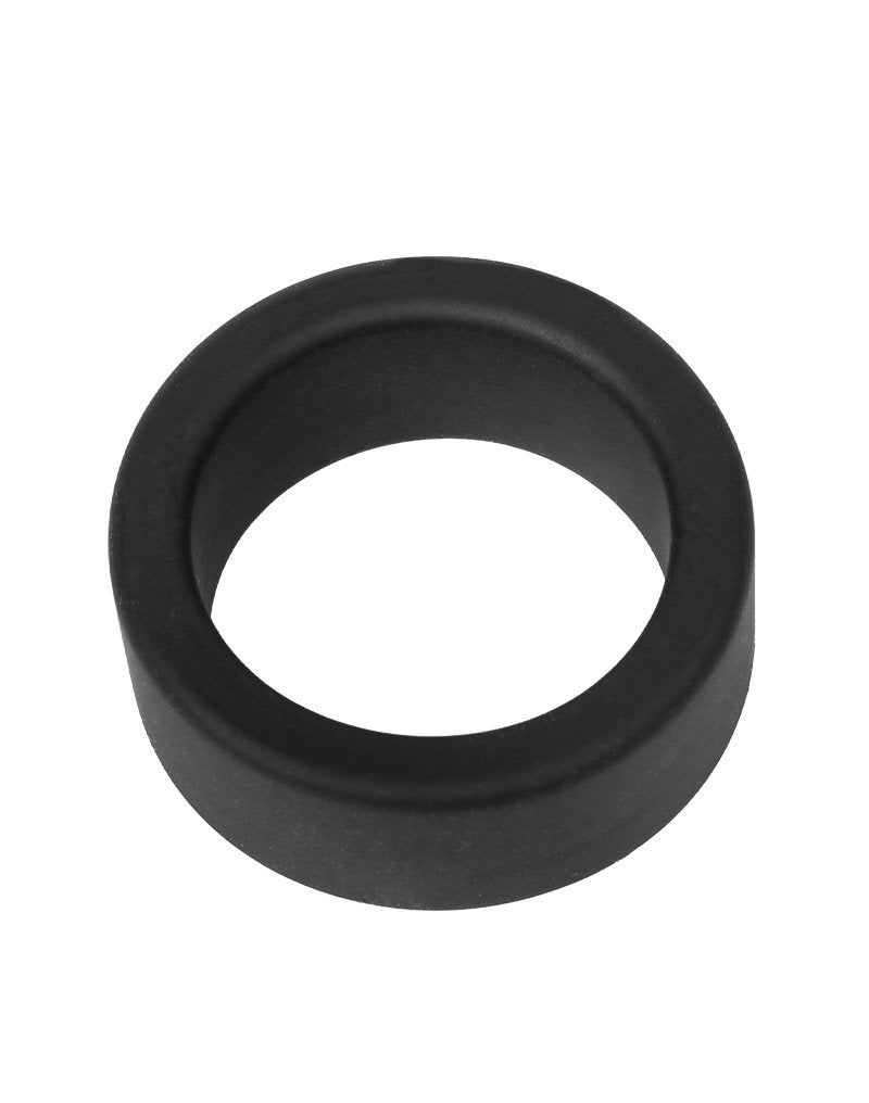Rimba Bondage Play – Silikon-Hodenring – 20 mm – Schwarz