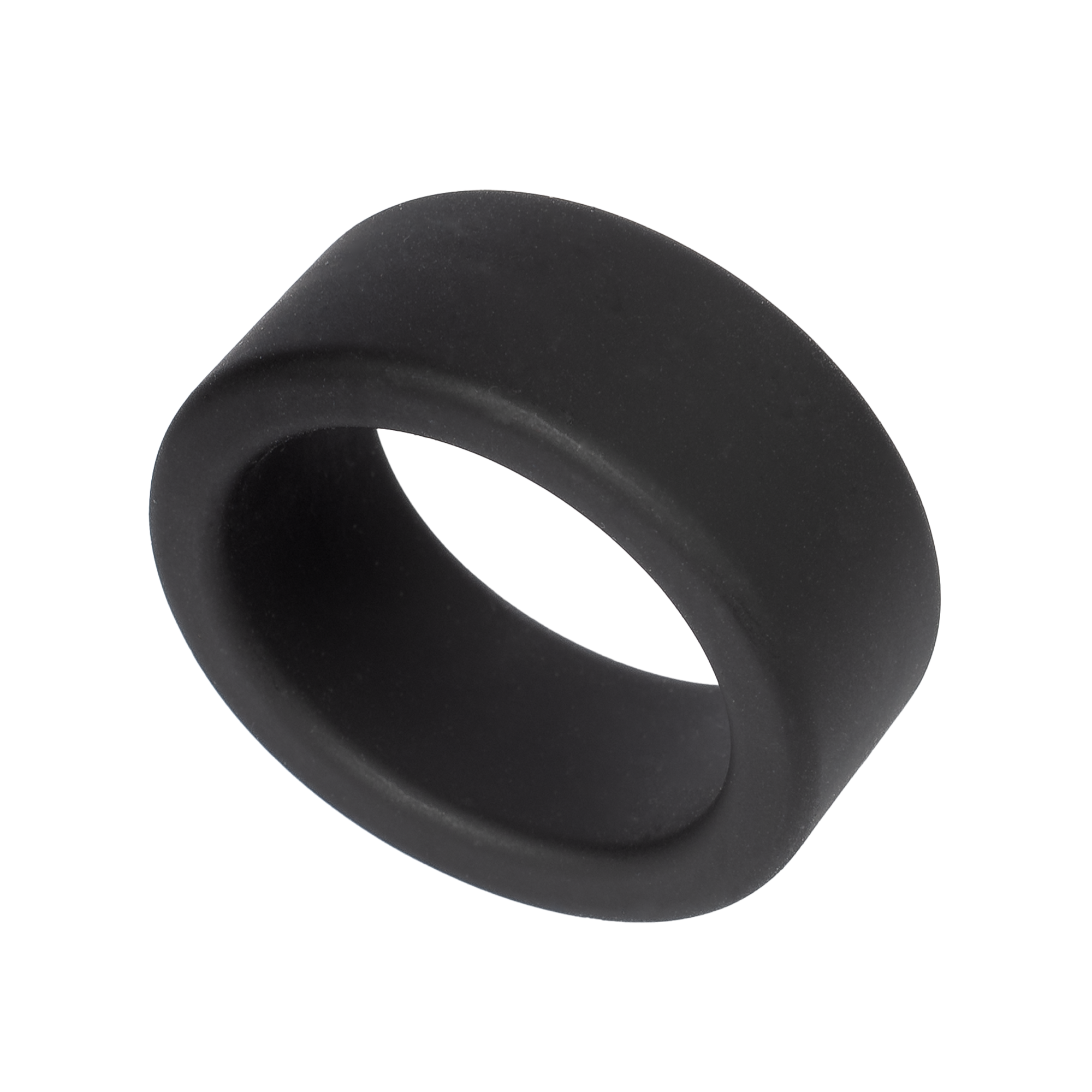 Rimba Bondage Play – Silikon-Hodenring – 20 mm – Schwarz