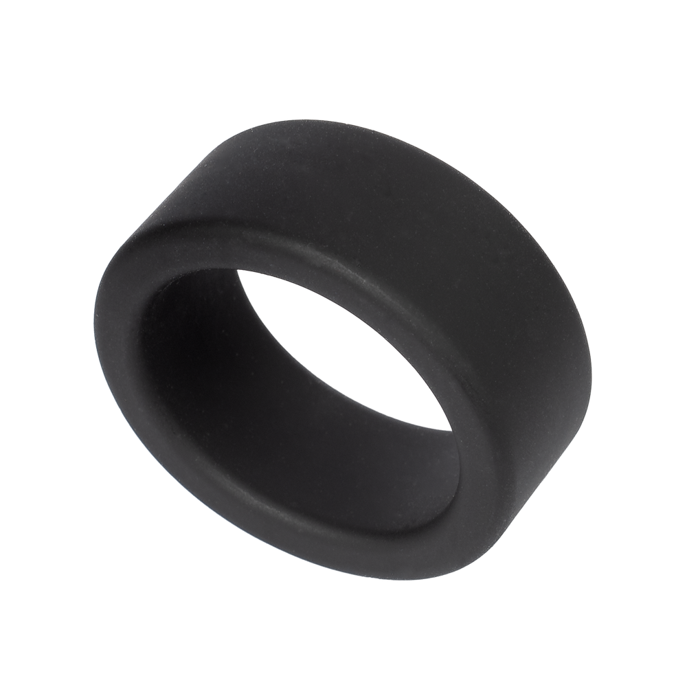 Rimba Bondage Play – Silikon-Hodenring – 20 mm – Schwarz