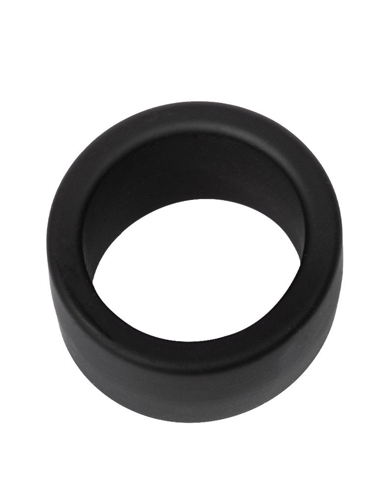 Rimba Bondage Play – Silikon-Hodenring – 30 mm – Schwarz