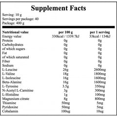 BCAA PLUS - 400g - Orange