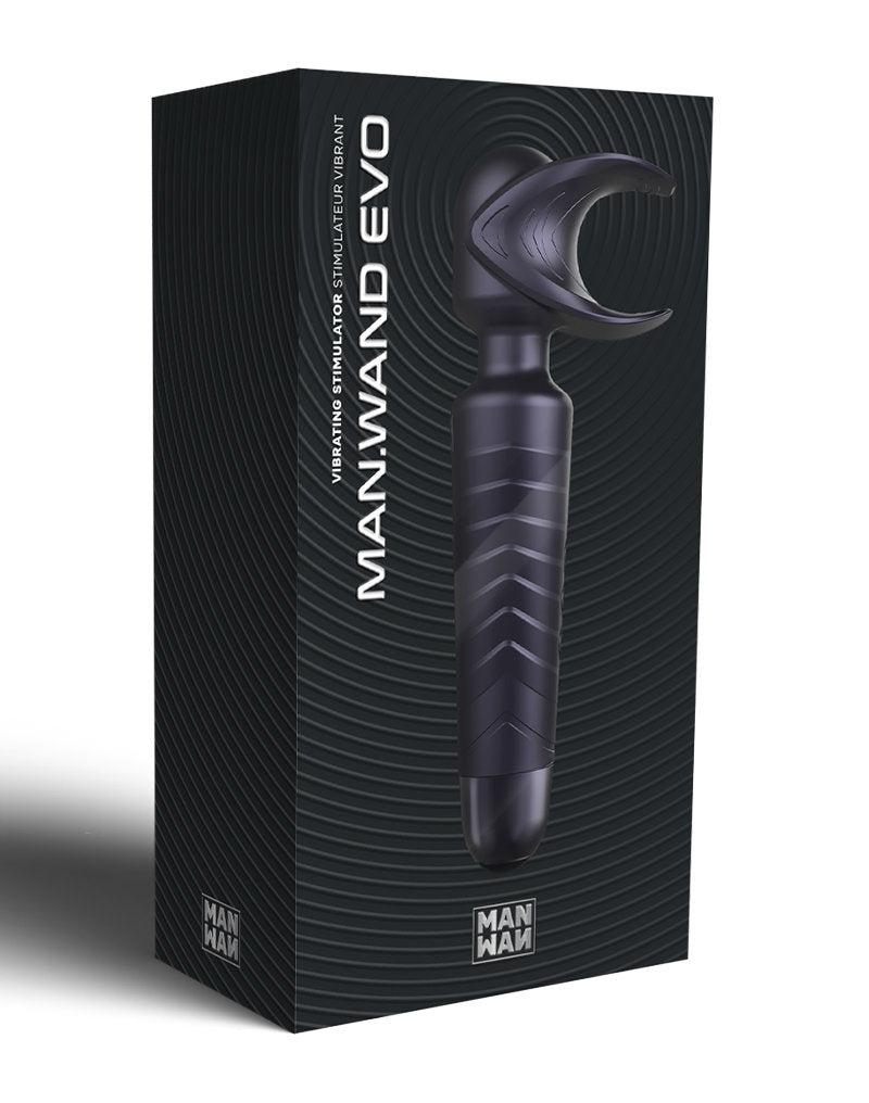 MANWAN – Man.Wand EVO – Wiederaufladbarer Masturbator – Black Plum