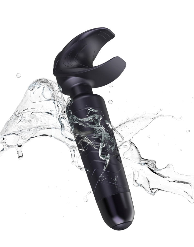 MANWAN – Man.Wand EVO – Wiederaufladbarer Masturbator – Black Plum
