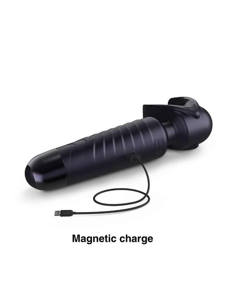 MANWAN – Man.Wand EVO – Wiederaufladbarer Masturbator – Black Plum