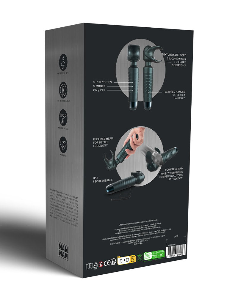 MANWAN – Man.Wand EVO – Wiederaufladbarer Masturbator – Kieferngrau
