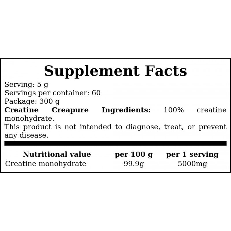 CREATINE Creapure - 300g