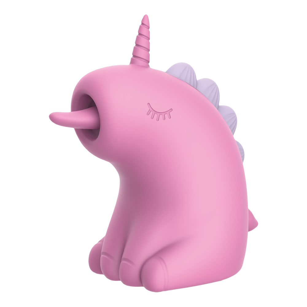 5: ER - Cupcake Unicorn - 360° rotierender Zungenmassagegerät - Pink