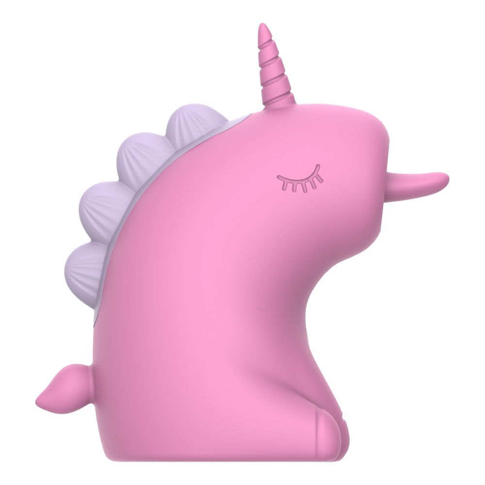 3: ER - Cupcake Unicorn - 360° rotierender Zungenmassagegerät - Pink