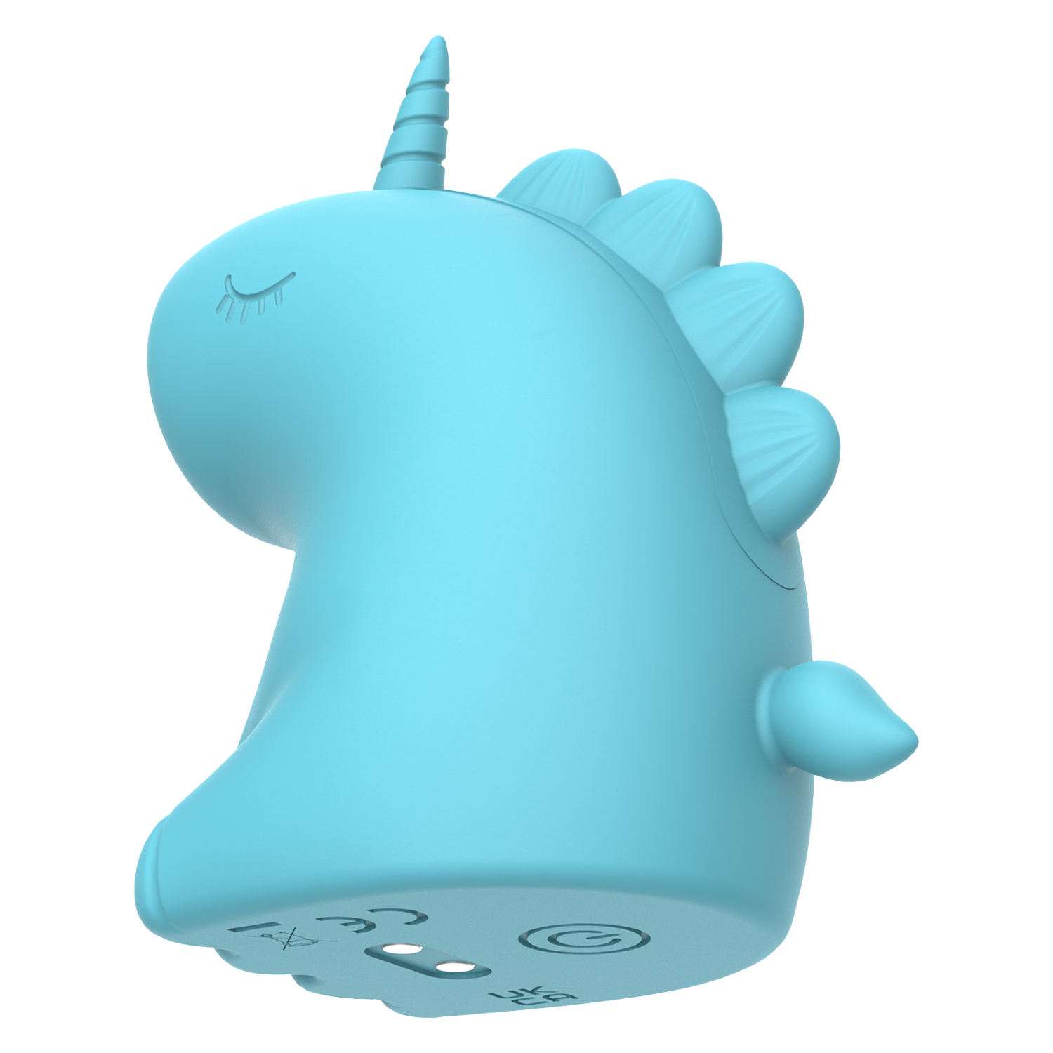 7: ER - Snowflake Unicorn - Massagegerät mit Leckzunge - Blau