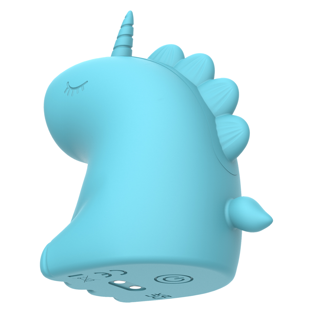 7: ER - Snowflake Unicorn - Massagegerät mit Leckzunge - Blau