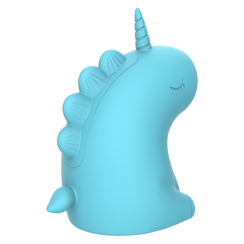 5: ER - Snowflake Unicorn - Massagegerät mit Leckzunge - Blau