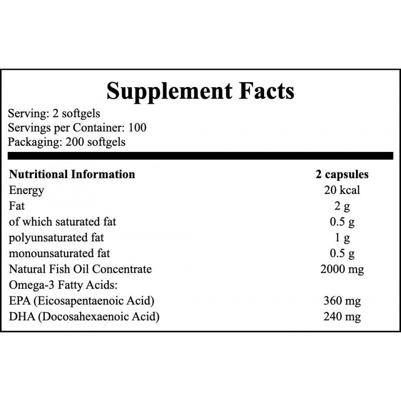Omega-3 - 200softgels