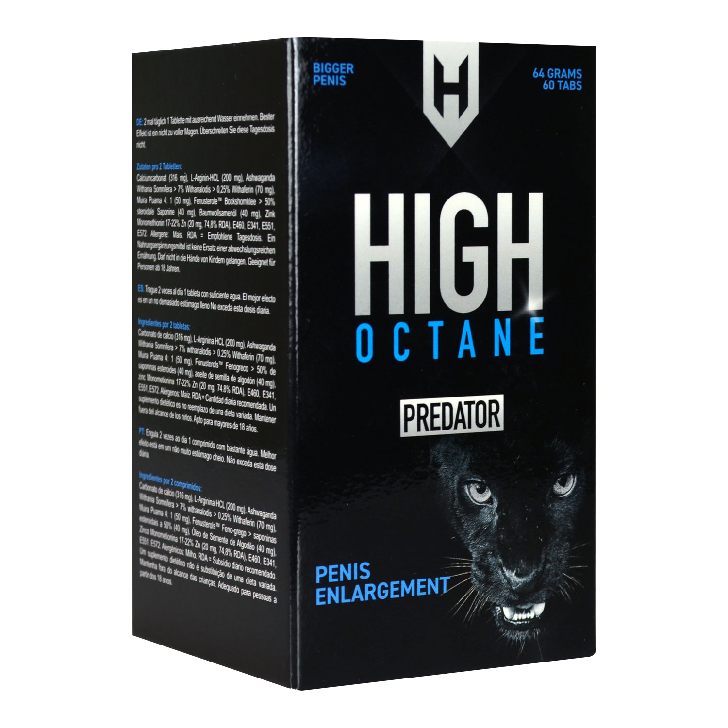Morningstar – High Octane Predator – Penisvergrößerung – 60 Tabletten