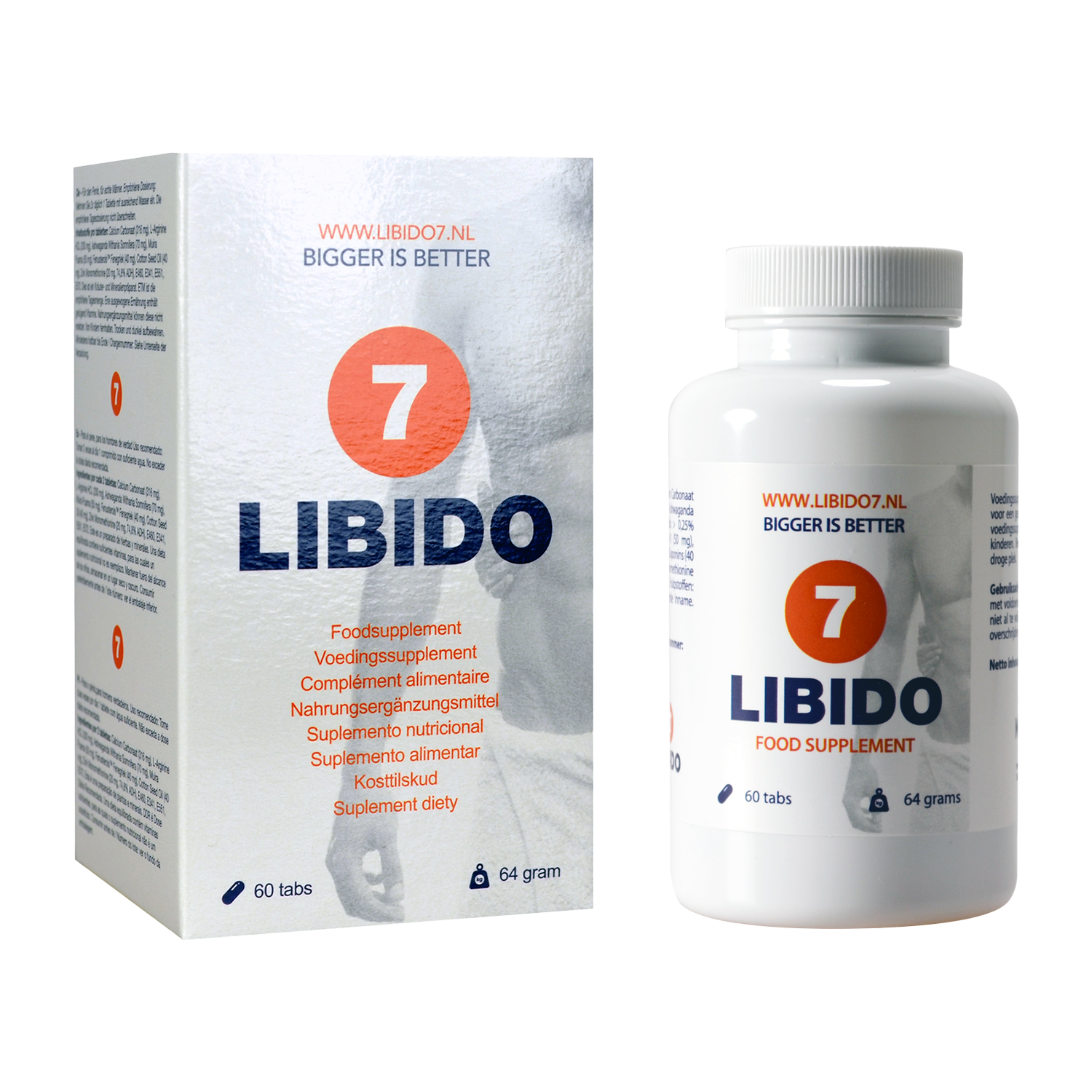 Morningstar – Libido7 – Penisvergrößerung – 60 Tabletten