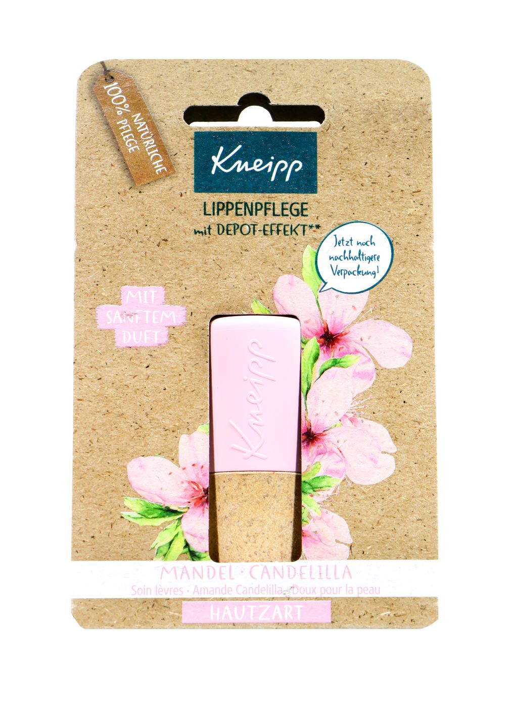 Kneipp Lippenpflege Hautzart Mandel Candelilla, 4,7 g