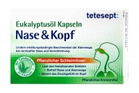 Tetesept Kapseln Nase und Kopf mit Eucalyptusöl, 20 er