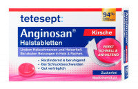 Tetesept Anginosan Halstabletten Kirsche Zuckerfrei, 20 er