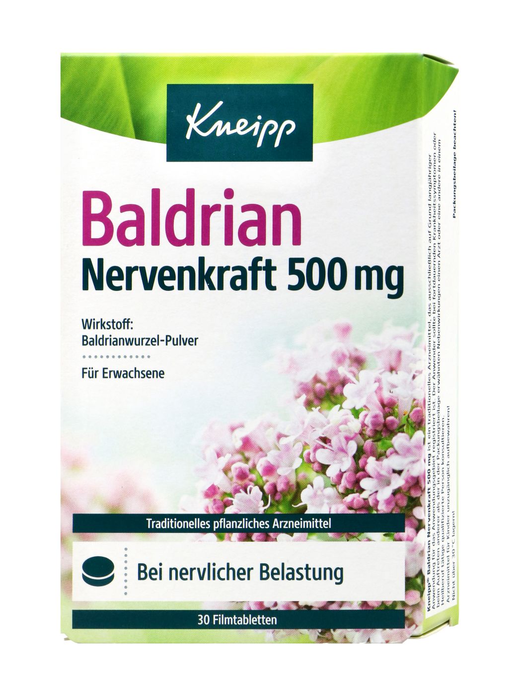 Kneipp Baldrian Nervenkraft 500 mg Filmtabletten, 30 er
