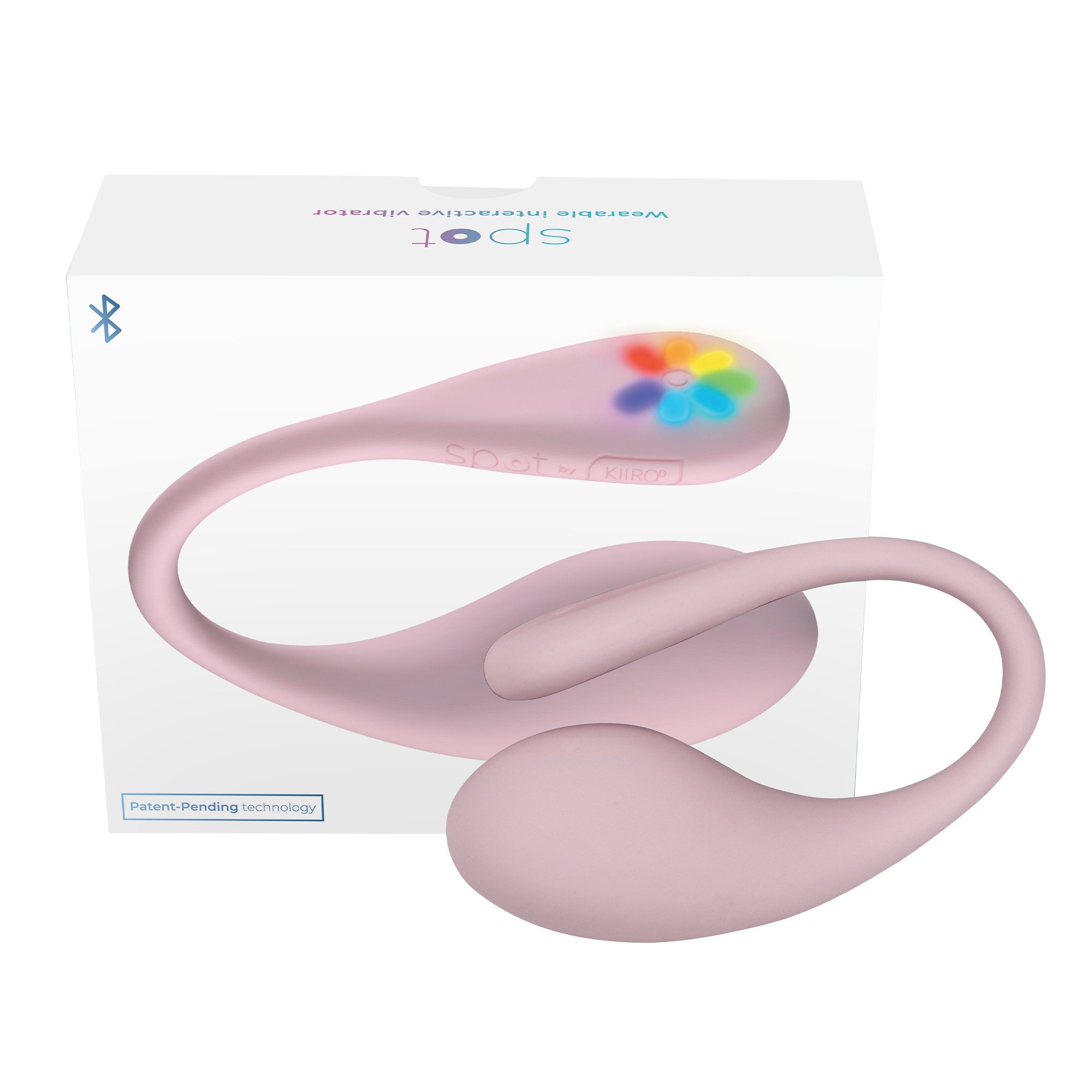 KIIROO- Spot - Interaktiver Ei-Vibrator zum Tragen - Kiss Me Pink