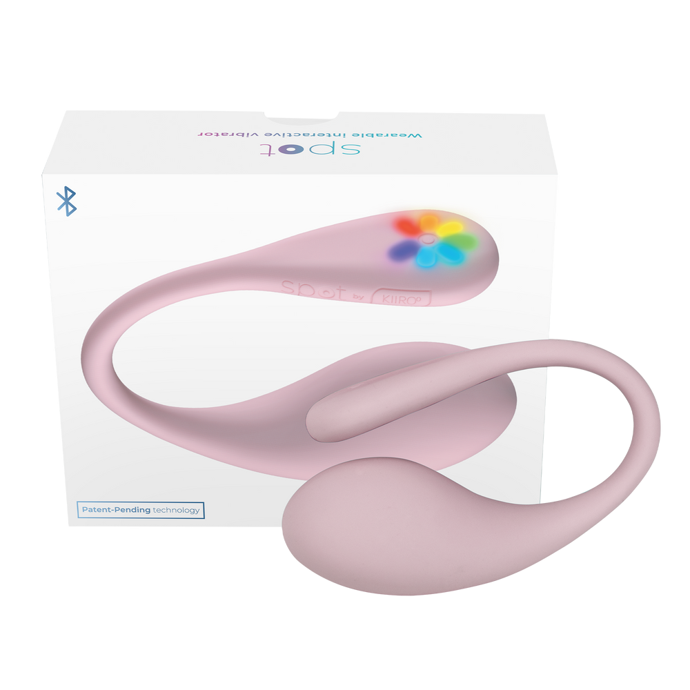 KIIROO- Spot - Interaktiver Ei-Vibrator zum Tragen - Kiss Me Pink