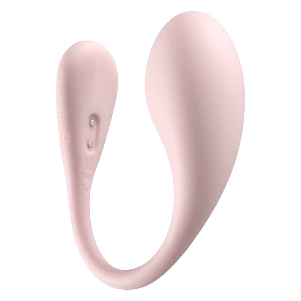 KIIROO- Spot - Interaktiver Ei-Vibrator zum Tragen - Kiss Me Pink