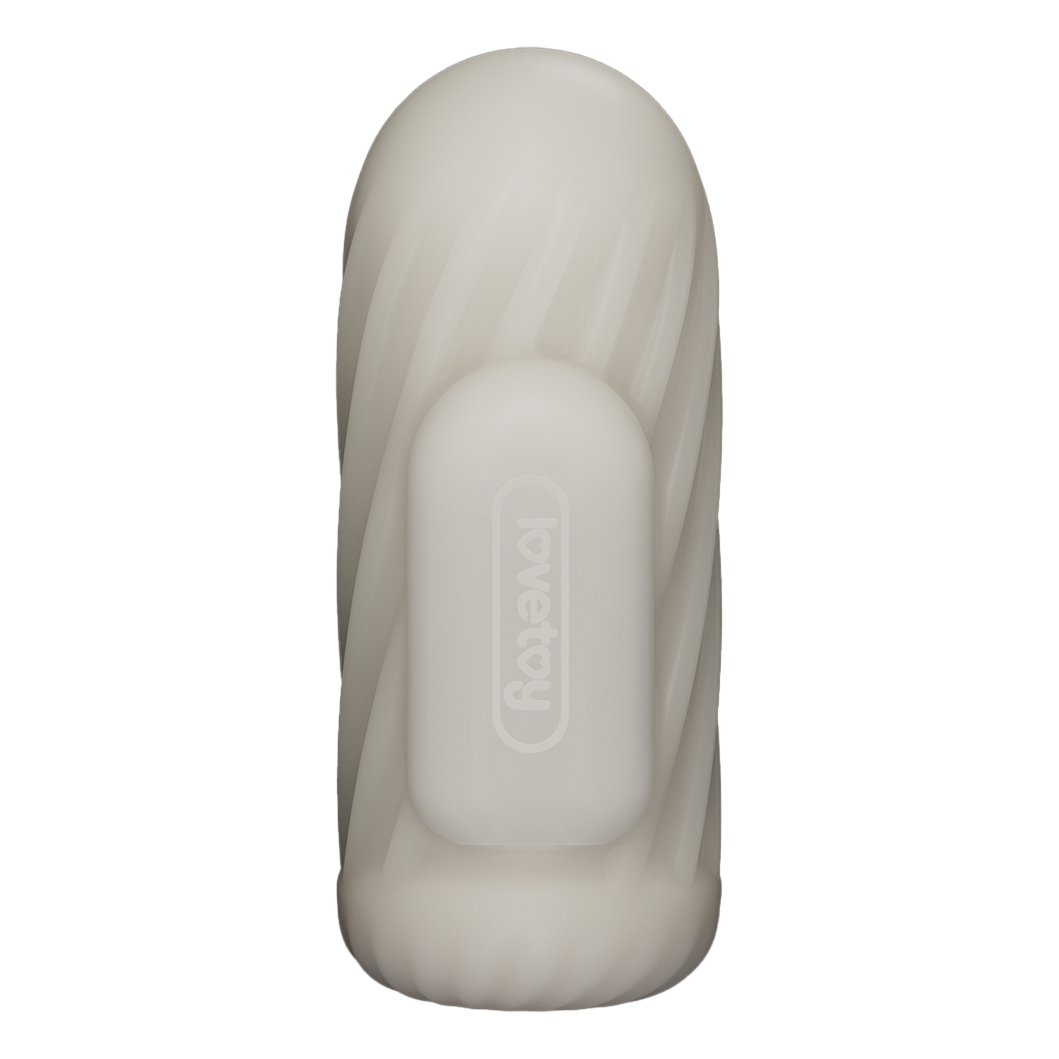 4: LoveToy - Knights Ring - Vibrierendes Doppel-Penis-Sleeve - Spirale - Weiß