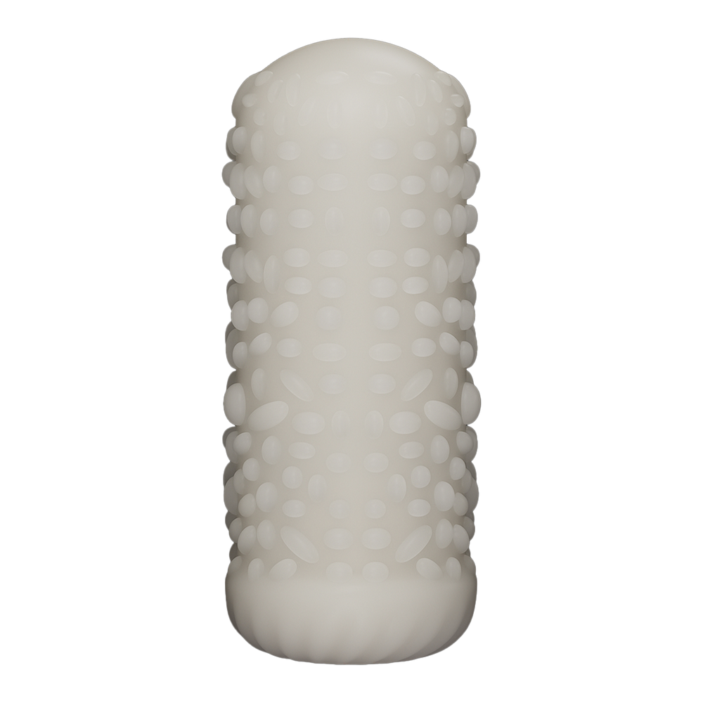 6: LoveToy - Knights Ring - Vibrierendes Doppel-Penis-Sleeve - Drip - Weiß