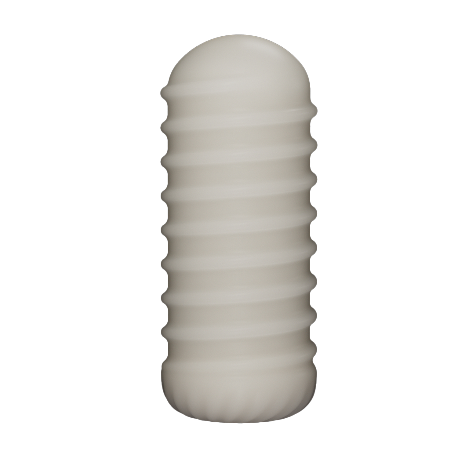 LoveToy - Knights Ring - Vibrierendes Doppel-Penis-Sleeve - Gewellt - Weiß