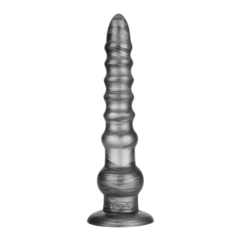 LoveToy - King Size Vibrierender Vibrax Slider 32 cm - Silber