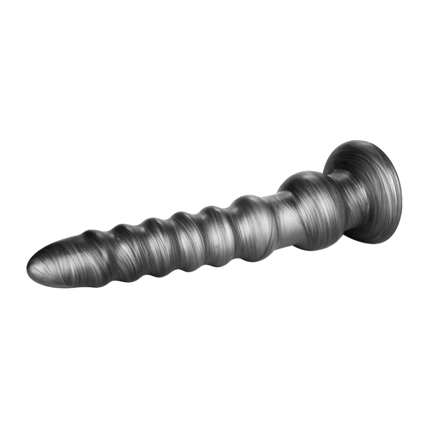 LoveToy - King Size Vibrierender Vibrax Slider 32 cm - Silber