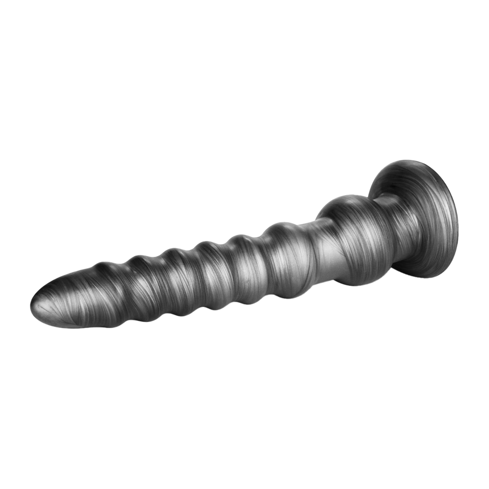 LoveToy - King Size Vibrierender Vibrax Slider 32 cm - Silber
