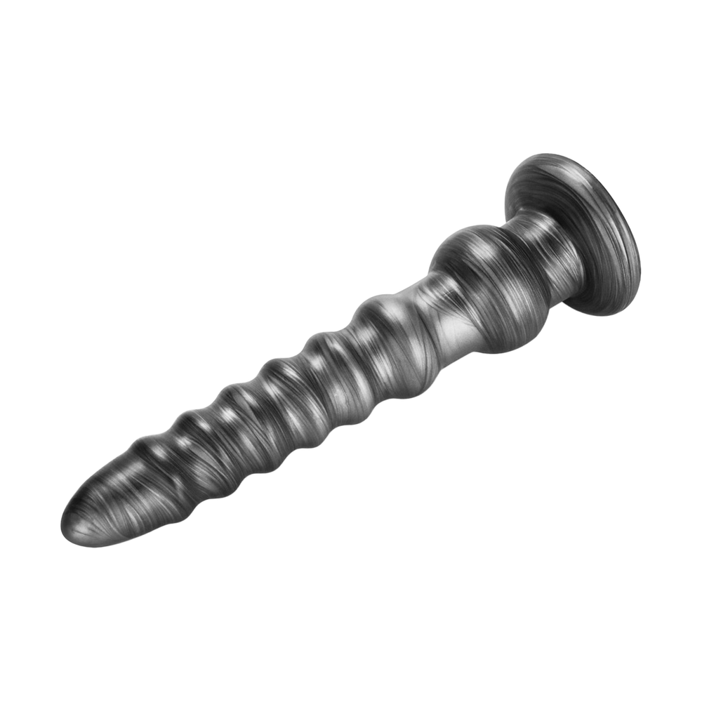 LoveToy - King Size Vibrierender Vibrax Slider 32 cm - Silber