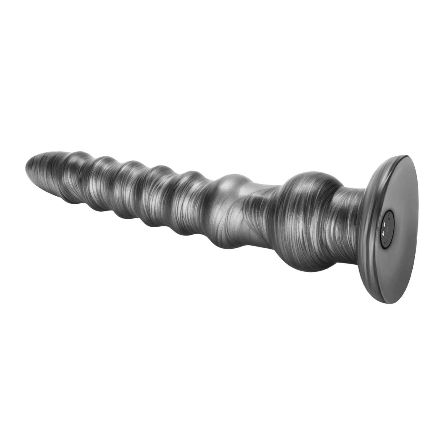 LoveToy - King Size Vibrierender Vibrax Slider 32 cm - Silber
