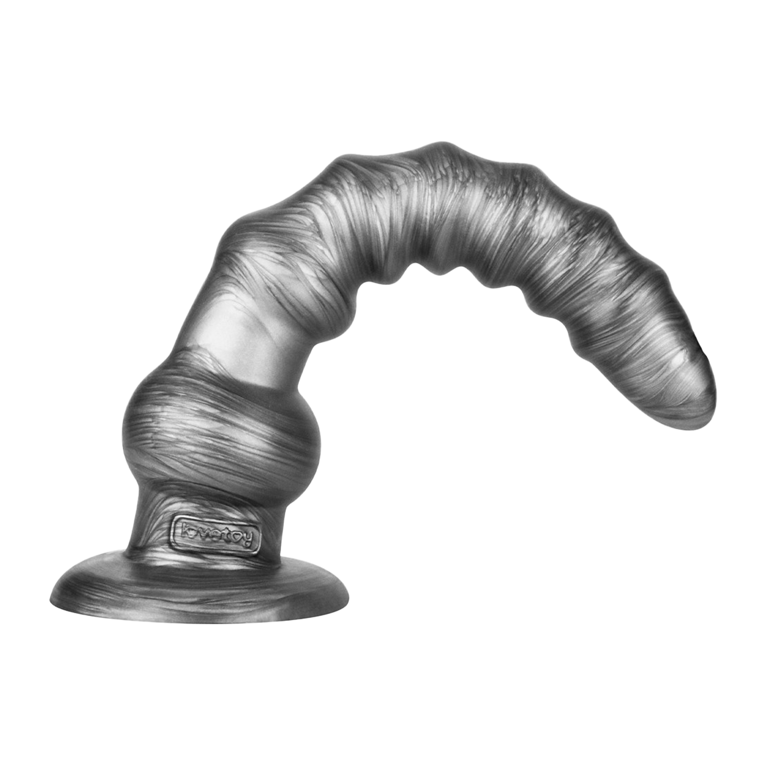 LoveToy - King Size Vibrierender Vibrax Slider 32 cm - Silber