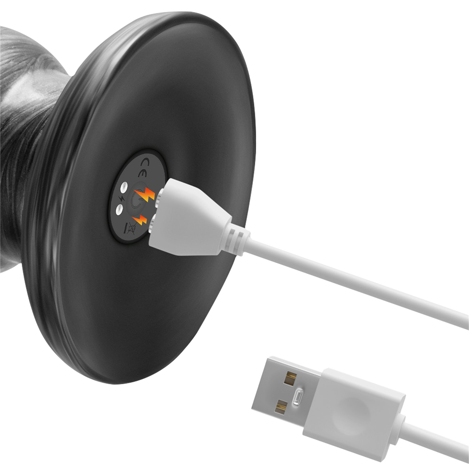 LoveToy - King Size Vibrierender Vibrax Slider 32 cm - Silber