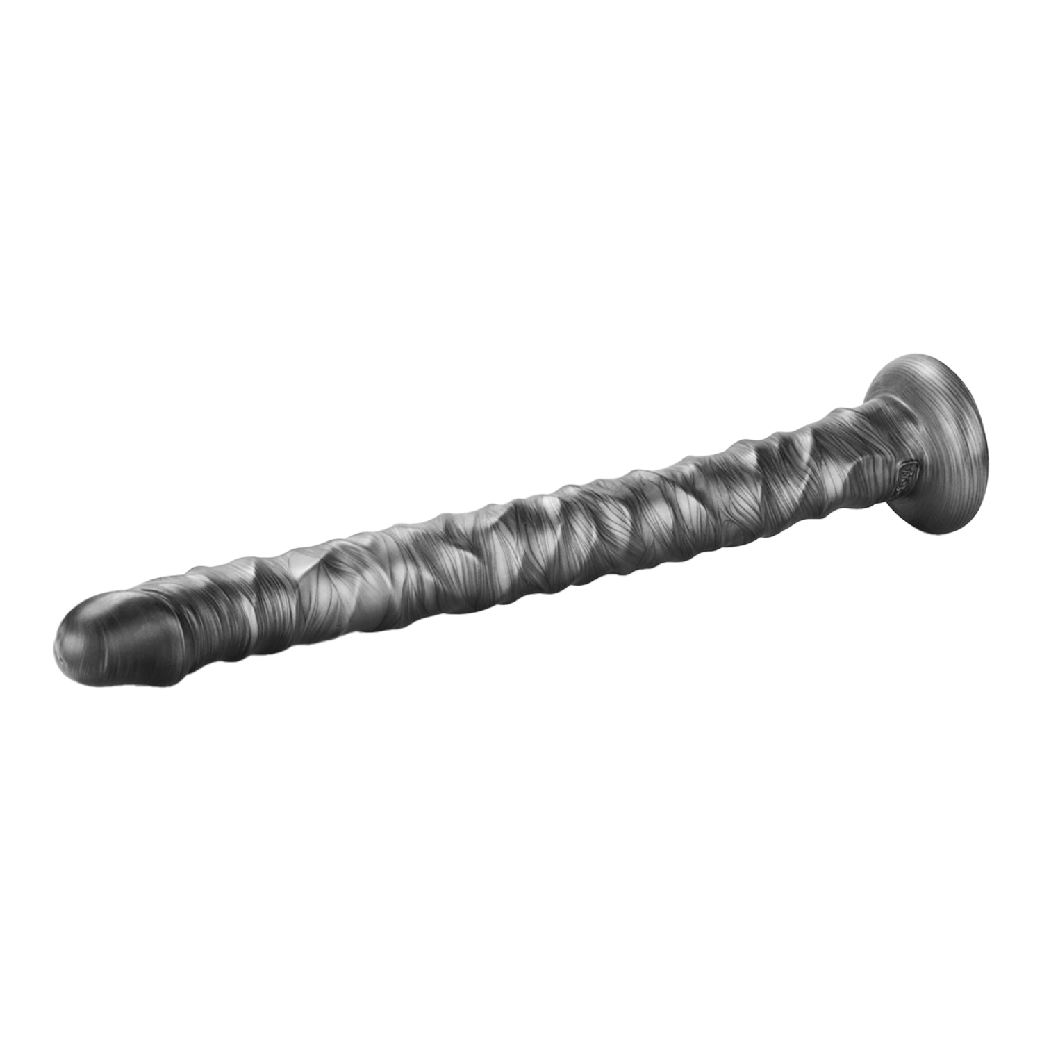 7: LoveToy - King Size vibrierender Vibrax Slider 40,5 cm - Silber