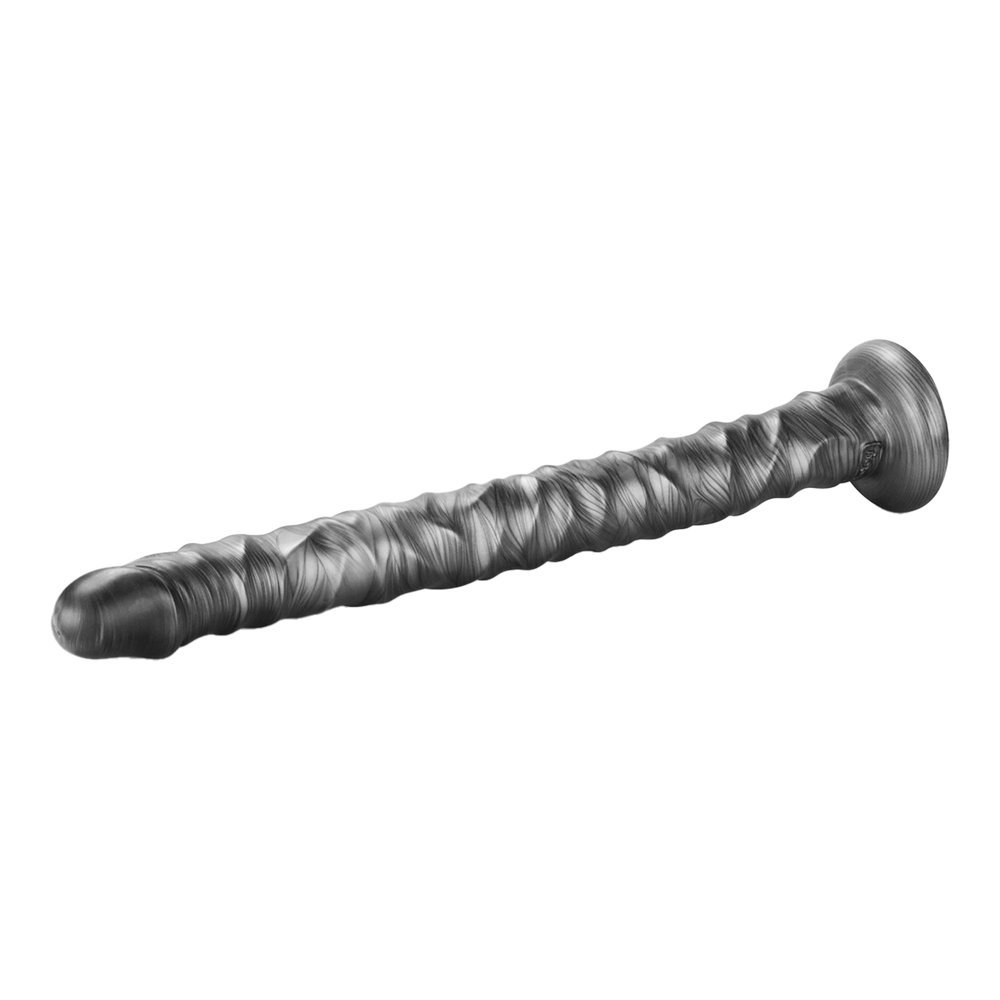 LoveToy - King Size vibrierender Vibrax Slider 40,5 cm - Silber