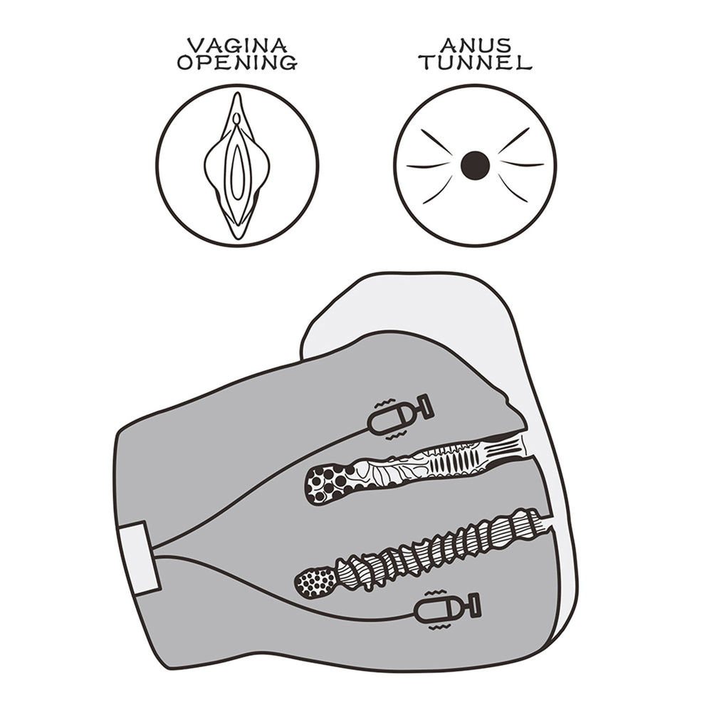 10: LoveToy - Streetgirl's Dual Motor Sensation Pulse - Nude