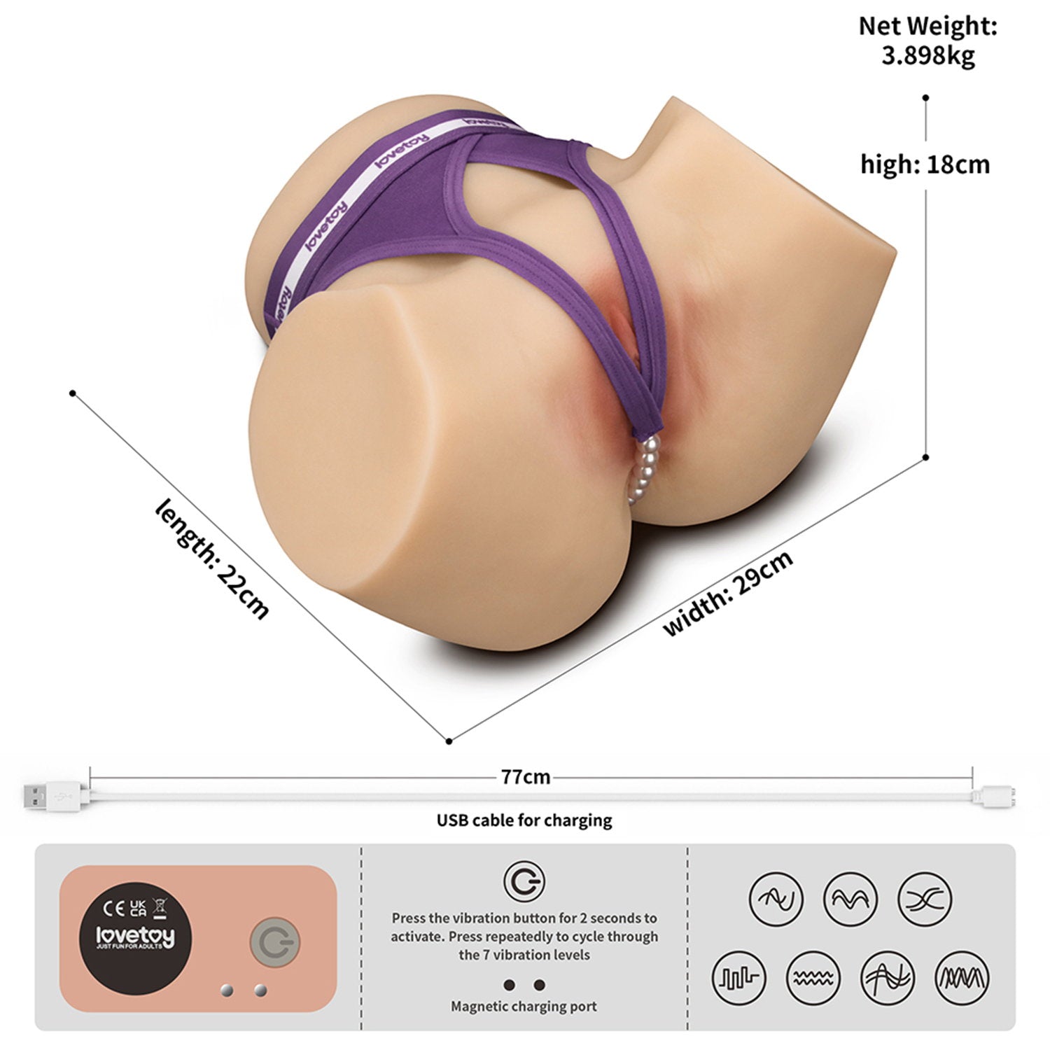 8: LoveToy - Streetgirl's Dual Motor Sensation Pulse - Nude