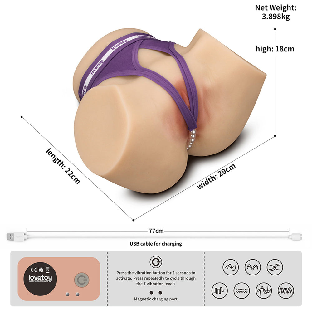 8: LoveToy - Streetgirl's Dual Motor Sensation Pulse - Nude