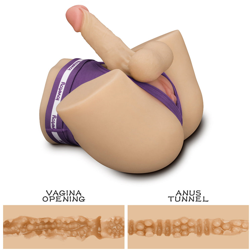 LoveToy – Streetgirls Dual Motor Sensation Pulse mit Dildo – Nude