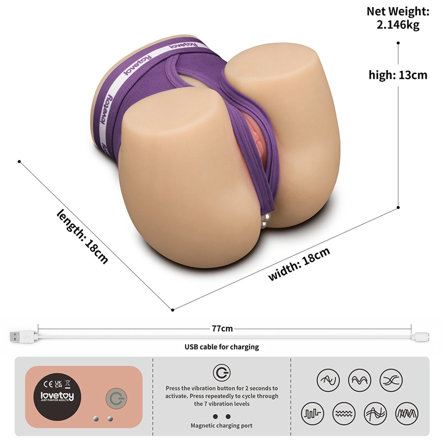 8: LoveToy – Streetgirls Dual Motor Sensation Pulse – Nude