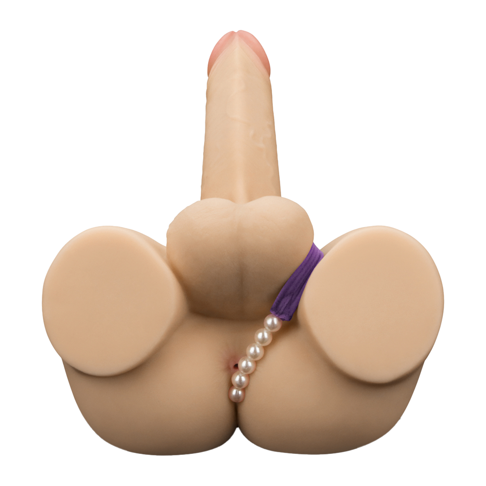 LoveToy – Streetgirl's 14 mit biegsamem Dildo – Nude