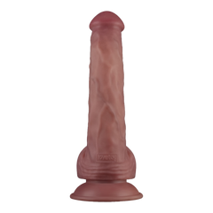 LoveToy - Power Cock 23 cm - Vibrating Dual Density - Nude