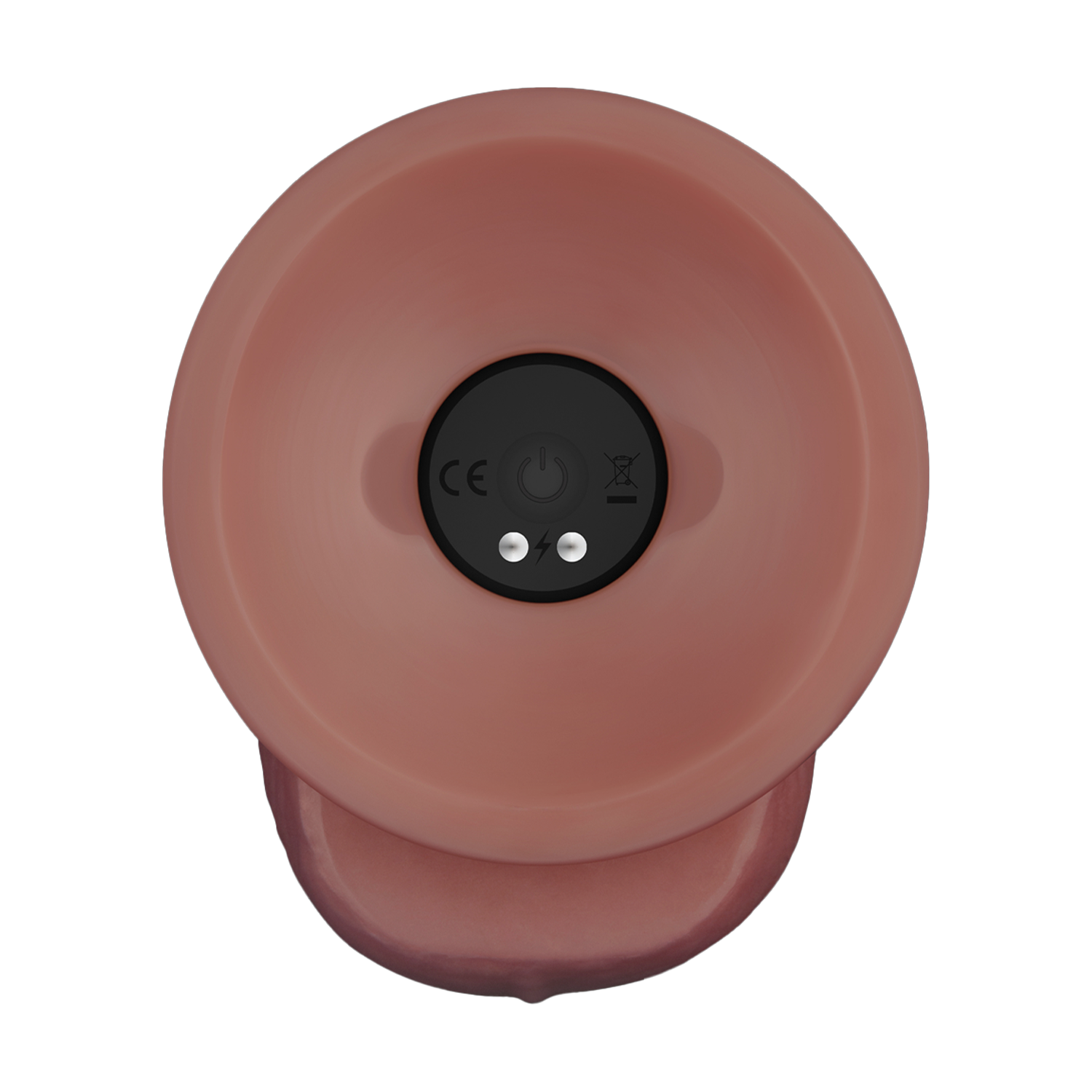 7: LoveToy - Power Cock 21,5 cm - Vibrating Dual Density - Nude
