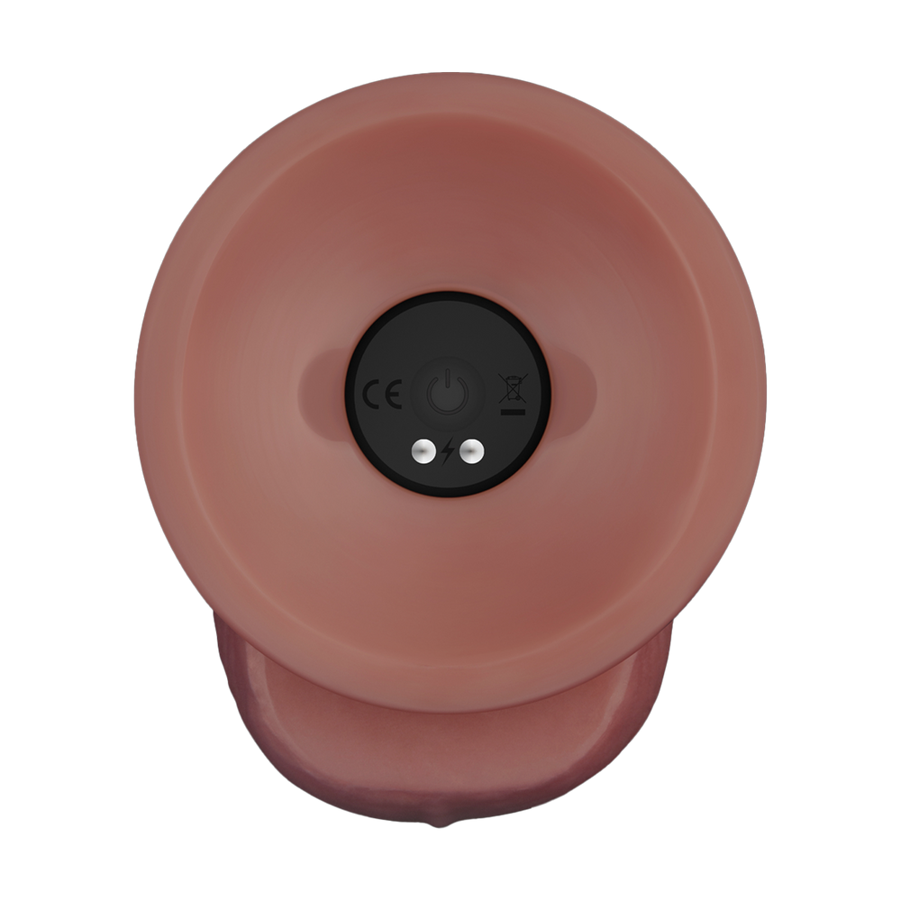 7: LoveToy - Power Cock 21,5 cm - Vibrating Dual Density - Nude