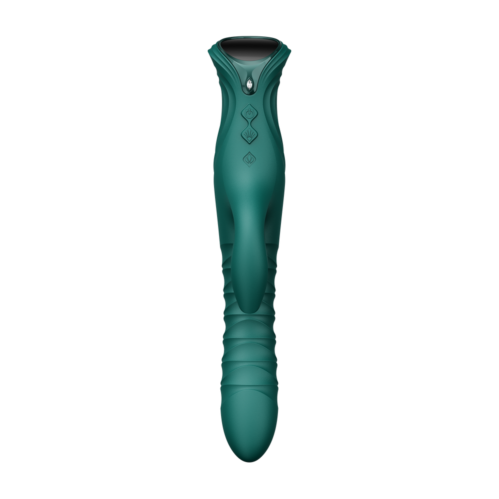 4: ZALO MOSE 2 – Rabbit-Vibrator mit Stoßfunktion – Grün