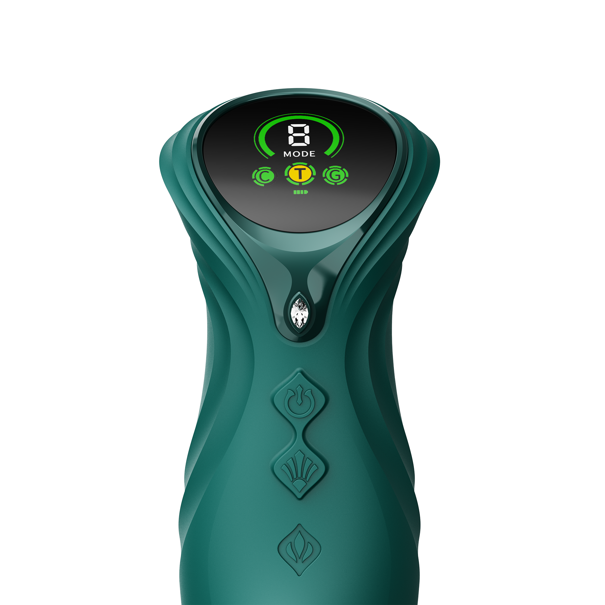 ZALO MOSE 2 – Rabbit-Vibrator mit Stoßfunktion – Grün