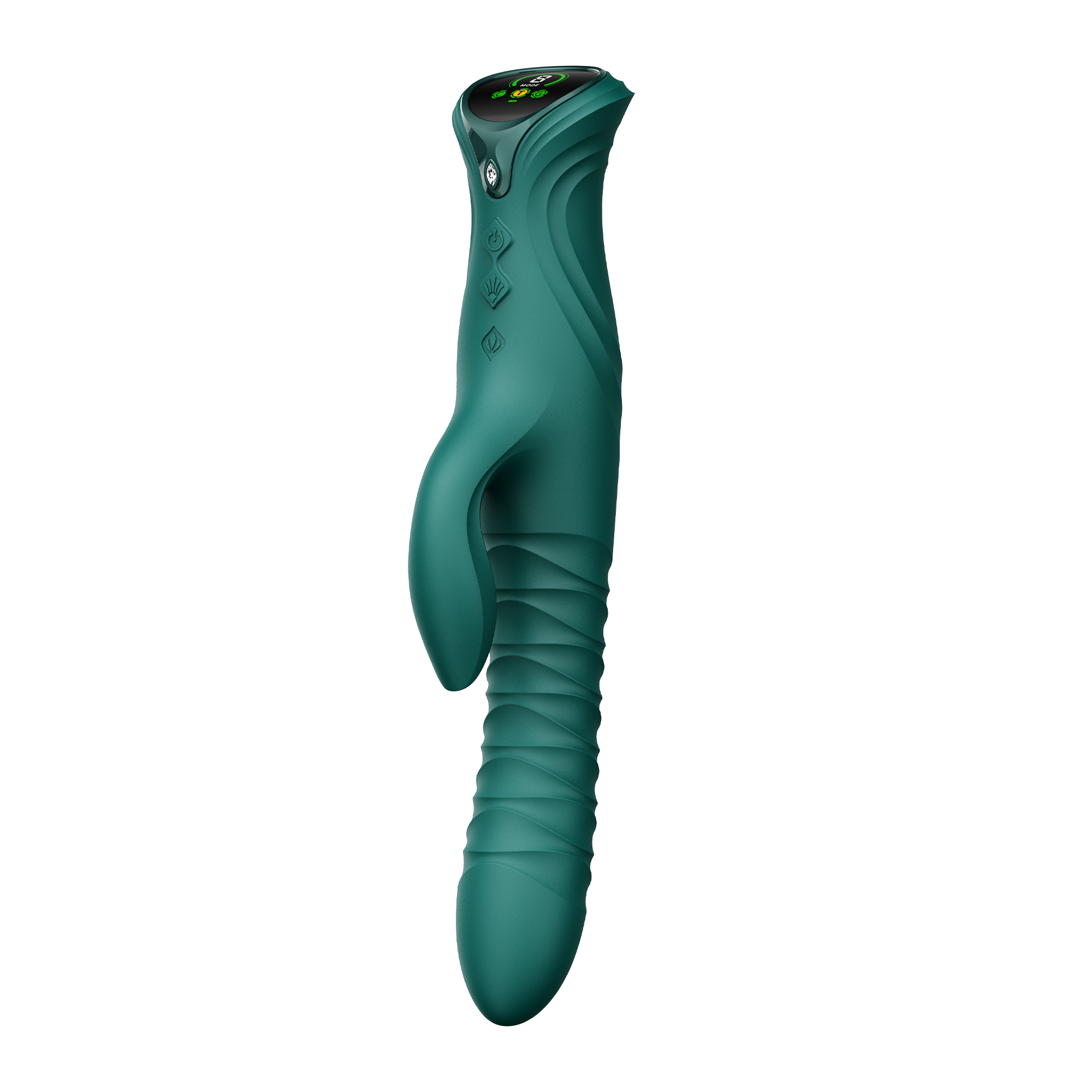 10: ZALO MOSE 2 – Rabbit-Vibrator mit Stoßfunktion – Grün
